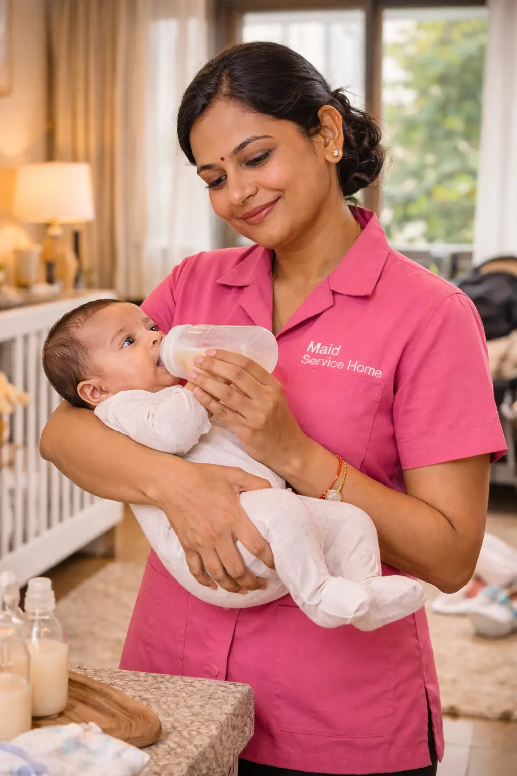 Baby Care Maid in Ahmedabad Full Time Live In Nanny Services